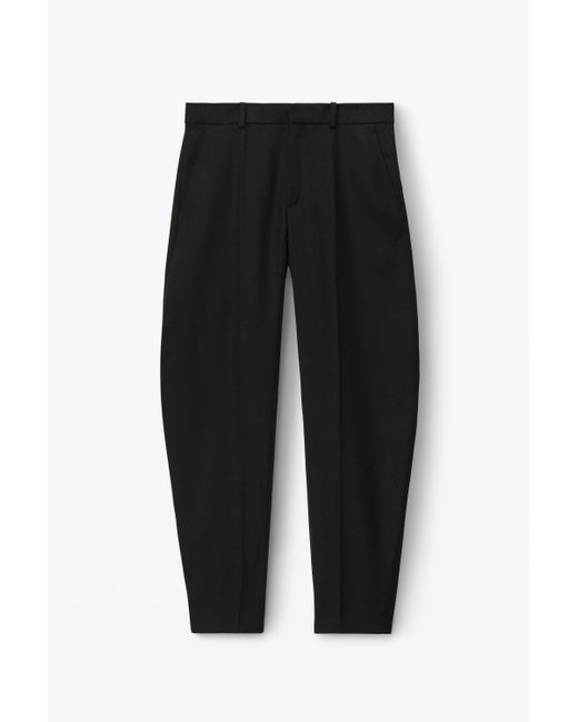 Alexander Wang Black Wool Tailored Trouser With Money Clip for men