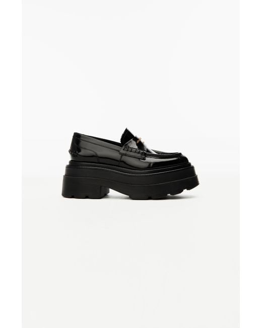 carter platform loafer in leather