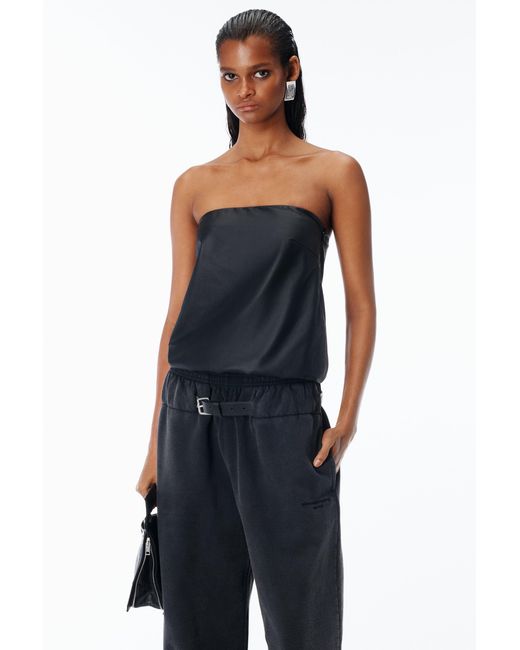 Alexander Wang Gray Mid Rise Belted Sweatpant