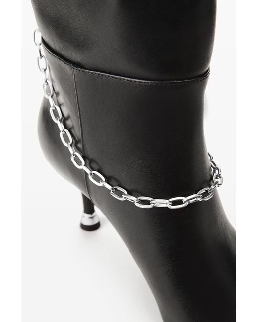 Alexander Wang Black Akila Slouch Boot