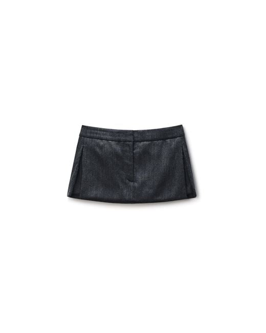 Alexander Wang Black Tailored Mini Skort