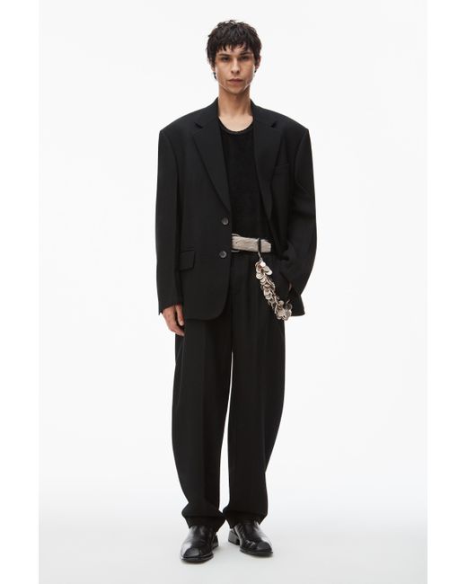 【関税&送料込】Alexander Wang Tailored Blazer BLAZER IN WOOL TAILORING in BLACK | alexanderwang®