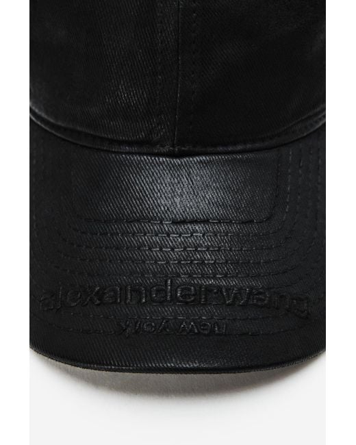 Alexander Wang Black Logo Embroidered Cap