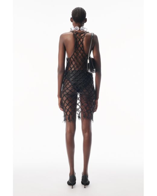 Alexander Wang Black Barbed Wire Dress