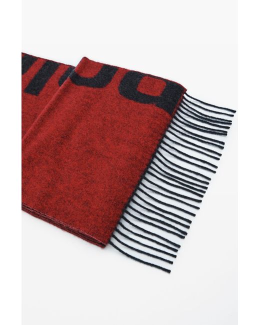 Alexander Wang Blue Logo Jacquard Scarf