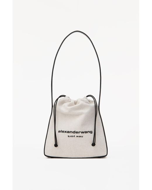 Alexander Wang Natural Large Ryan Bag In Canvas