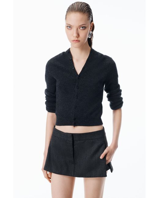 Alexander Wang Black Tailored Mini Skort