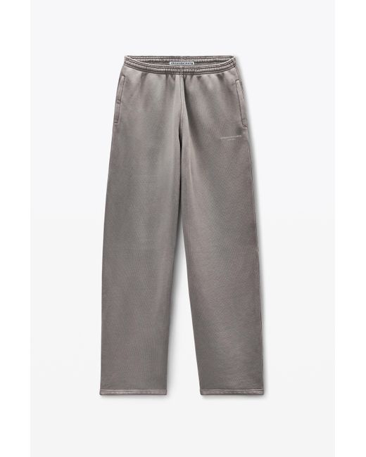 Alexander Wang Multicolor Grey Wide-leg Sweatpants