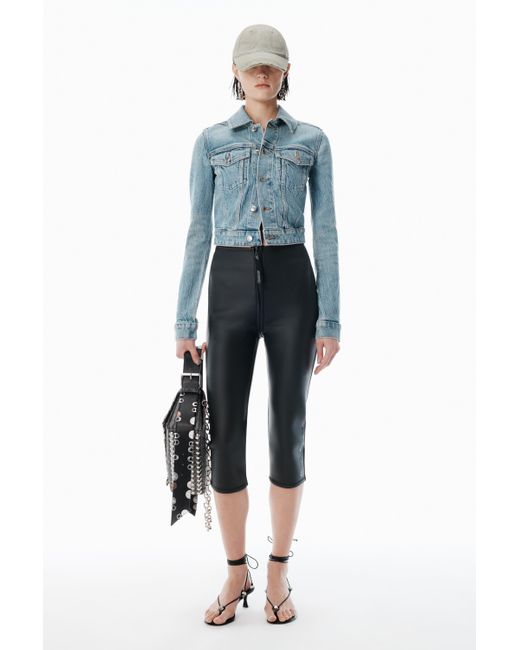Alexander Wang Bleach Blue Trucker Jacket