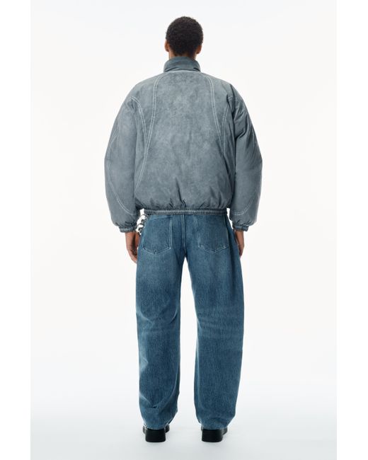 Alexander Wang Blue Unisex Padded Track Jacket