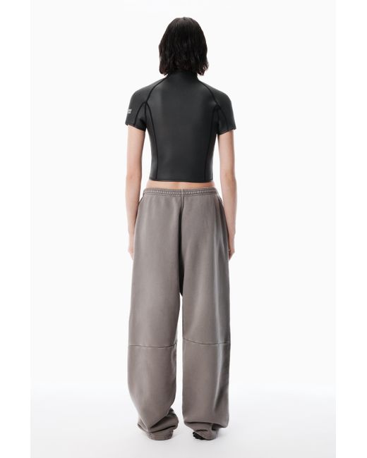 Alexander Wang Multicolor Grey Wide-leg Sweatpants