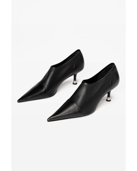 Alexander Wang Black Fei Short Stretch Bootie