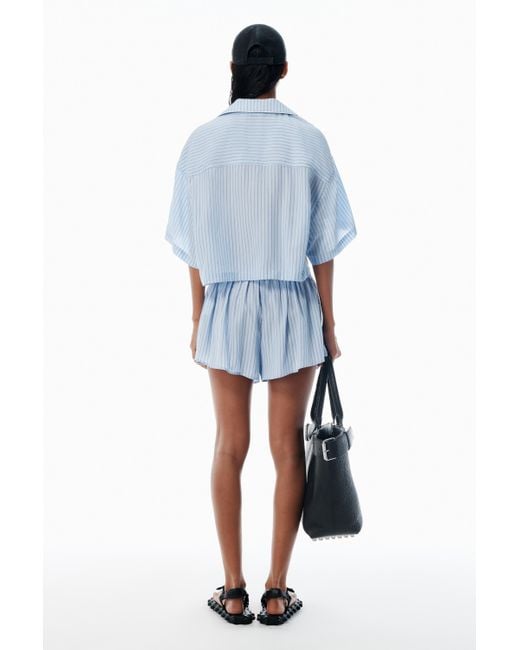 Alexander Wang Blue Pajama-style Shirt
