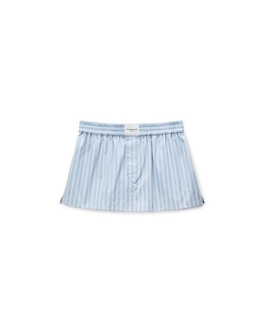 Alexander Wang Blue Mid-Rise Mini Boxer Skort