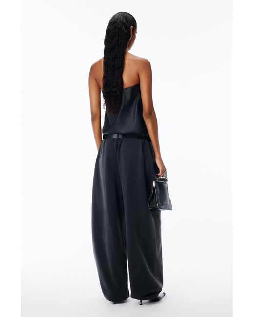 Alexander Wang Gray Mid Rise Belted Sweatpant