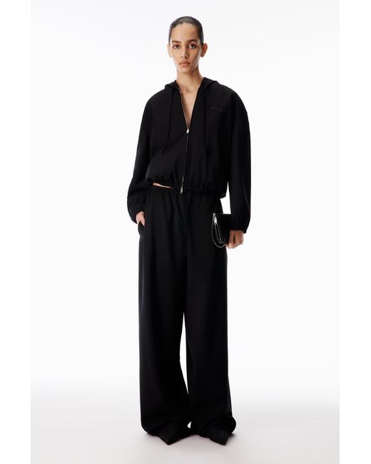 Alexander Wang Black Zip Up Hoodie