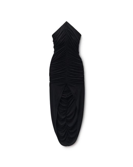 Alexander Wang Black Structured Bodice Dress