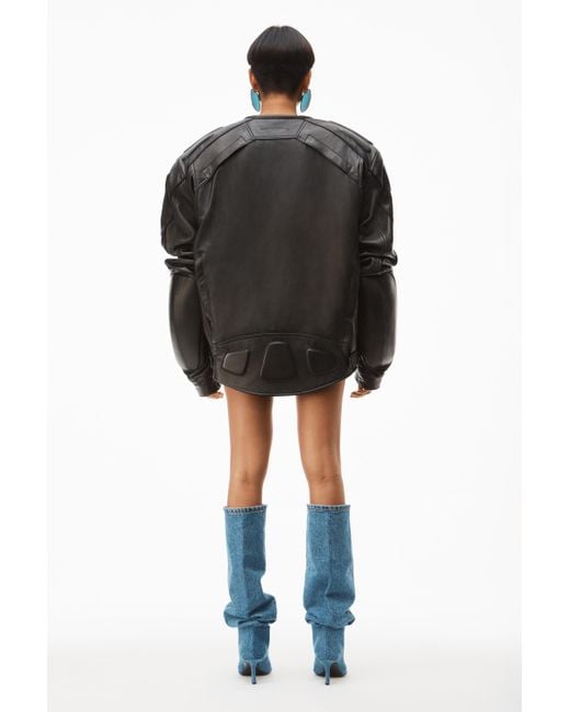 オーバーサイズ☆【alexanderwang】Boxy Moto ジャケット alexanderwang アレキサンダーワング オーバーサイズ ボクシー