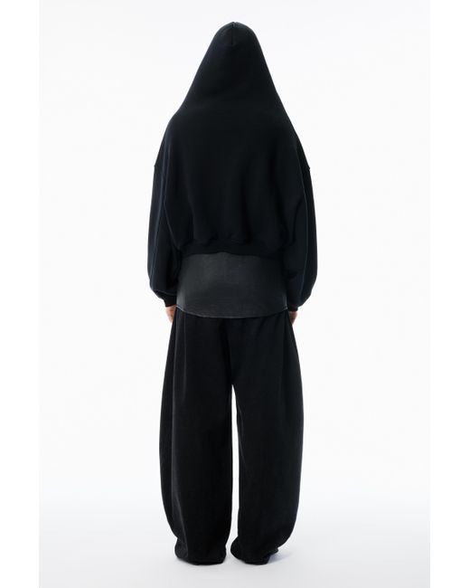 Alexander Wang Blue Black Veil Zip-up Hoodie