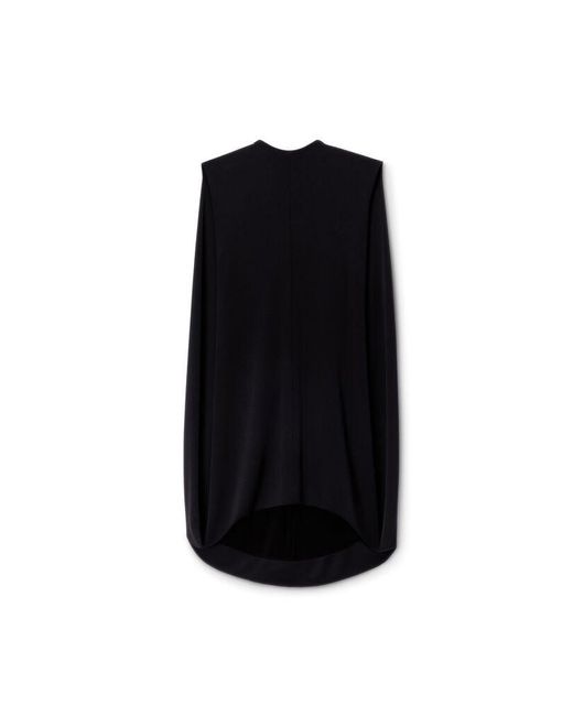 Alexander Wang Black Drape Back Mini Dress