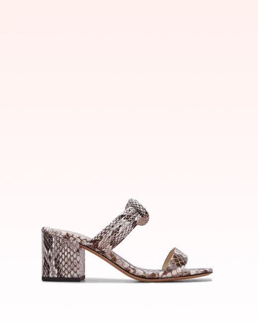 Alexandre Birman Women's Pink Vick 60 Python Sandal