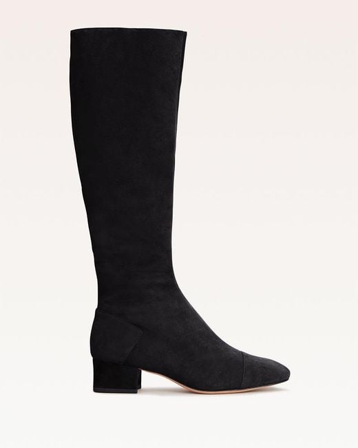 Alexandre Birman Black Stelle Suede Boot