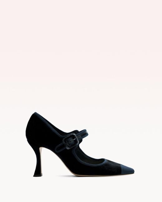 Alexandre Birman Black Jada 85 Blu Notte Pump