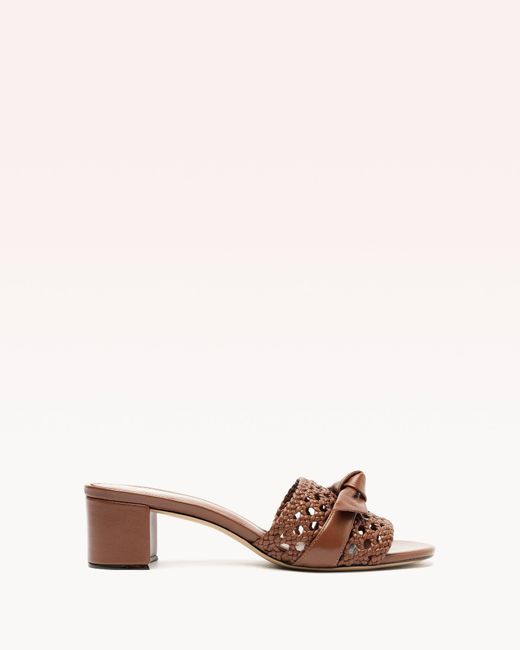 Alexandre Birman Pink Clarita Tresse Chocolate