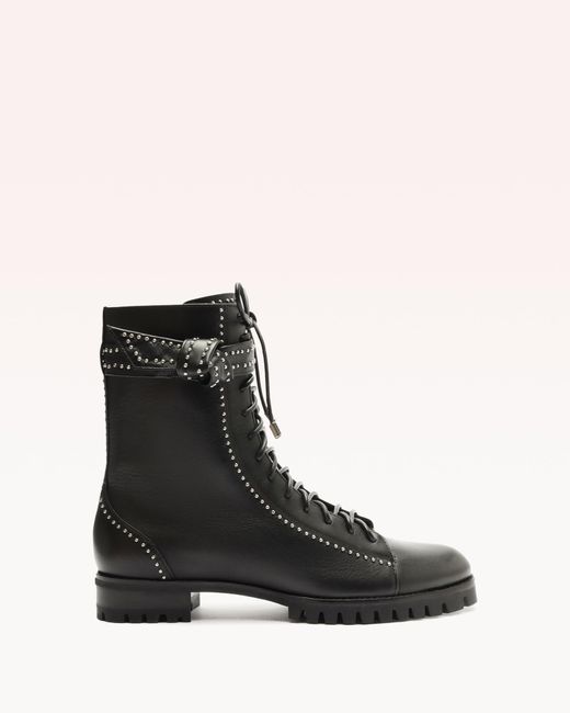 Alexandre Birman Evelyn Studs Bootie Black