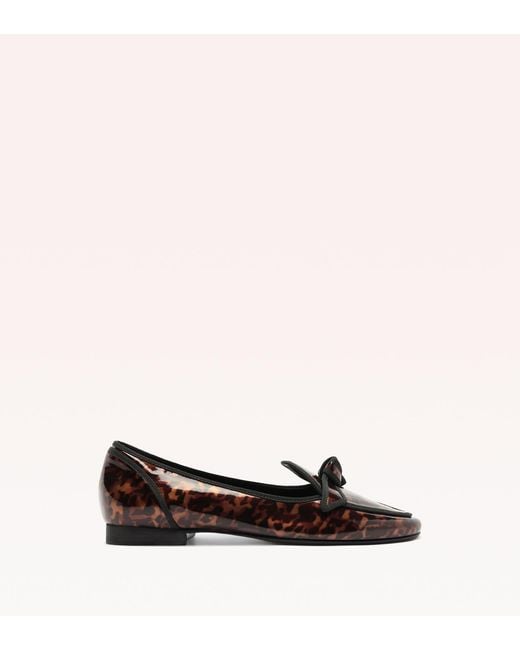 Alexandre Birman Pink Grosgrain Tortoise Loafer