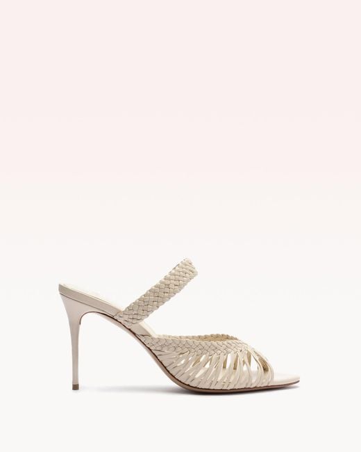Alexandre Birman Natural Agatha 85 Chalk