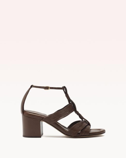 Alexandre Birman Pink Olga Block 60 Brown