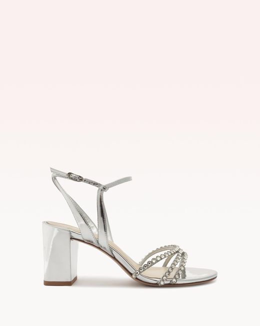 F/24 White Ray Crystals Block 70 Sandal