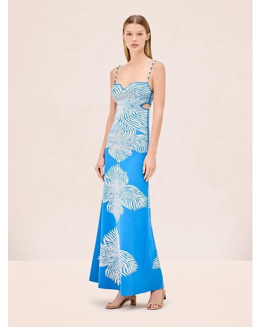 Alexis Rayana Dress in Blue | Lyst