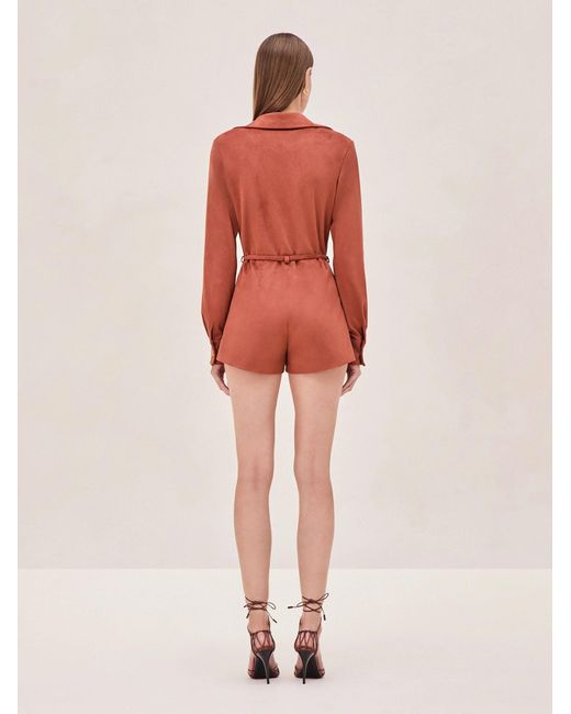 Alexis Pink Archer Romper