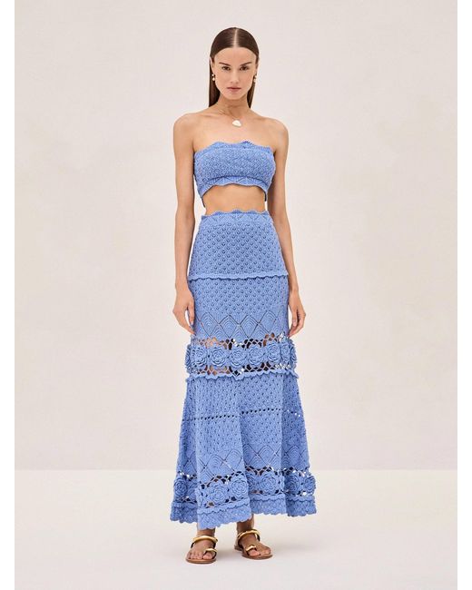 Alexis Blue Lily Top