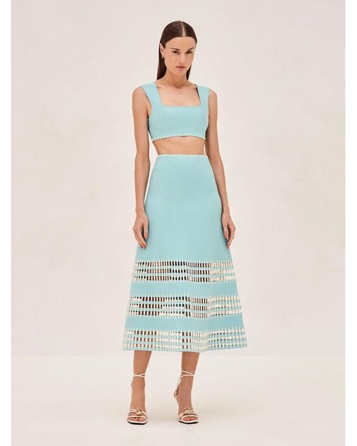 Alexis Blue Simone Skirt