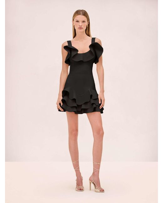 black formal dress with lace Strapless Prom Dresses, Black Lace Evening Dresses My Actual Bust is:42