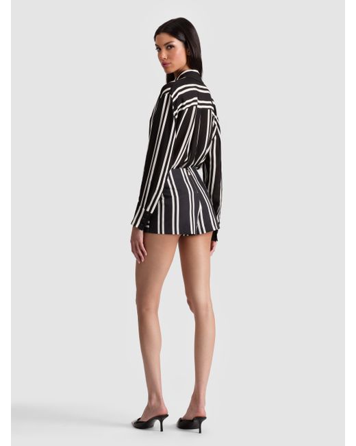 Alice + Olivia Black Mace Mini Skort