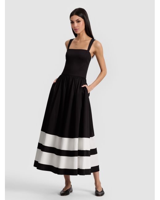 Alice + Olivia White Belden Colorblock Jumpsuit