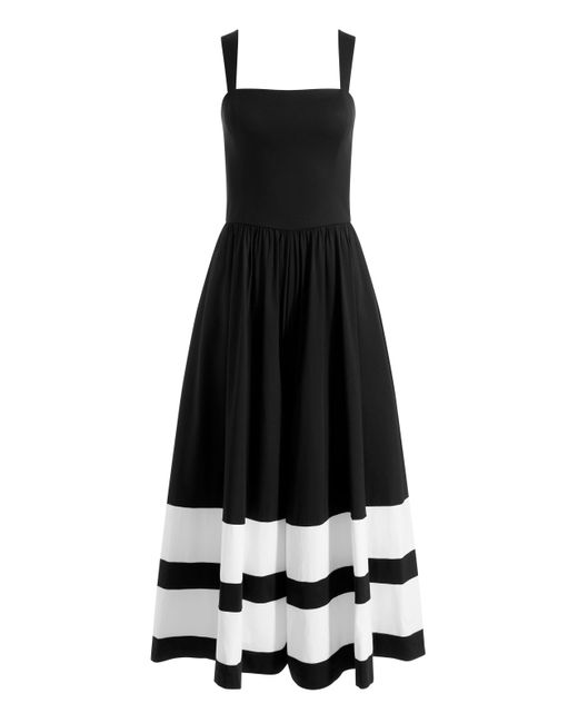 Alice + Olivia White Belden Colorblock Jumpsuit