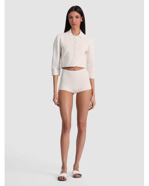 Alice + Olivia White Ila Jacket