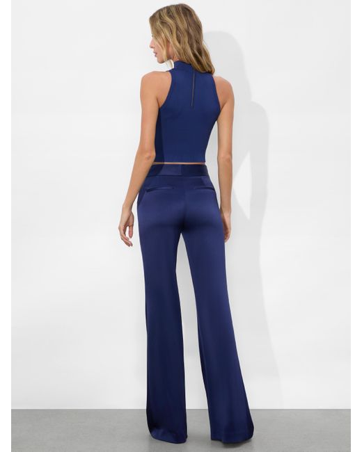 Alice + Olivia Blue Andrew Pant