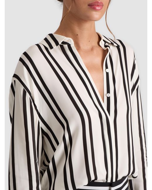 Alice + Olivia White Dimitra Button Down