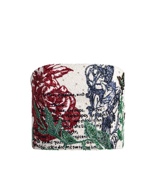 Alice + Olivia White Ceresi Embellished Bandeau Top