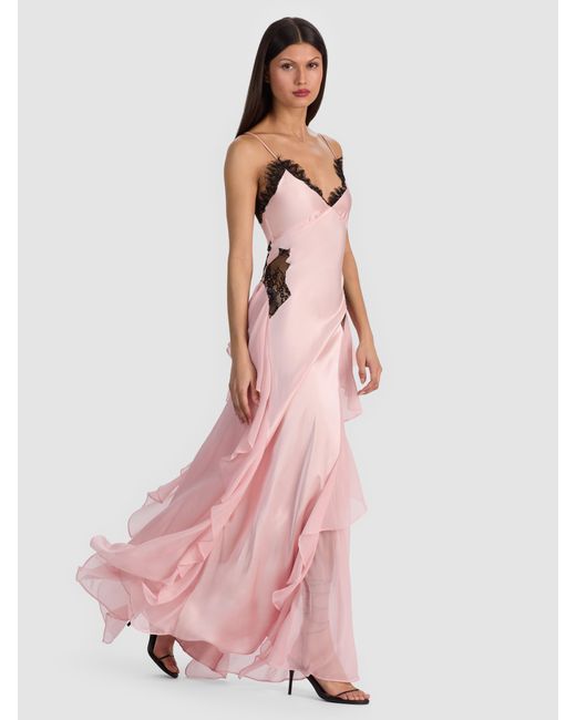 alice olivia pink dress Alice+Olivia Printed Summer Mini Wherever you wear it Alice Olivia Pink Jersey Marguerite