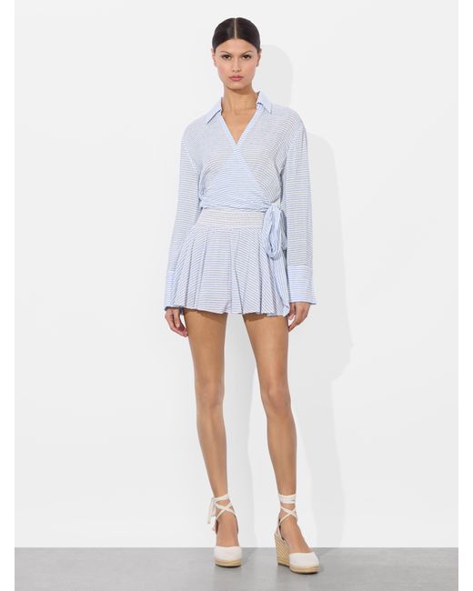 Alice + Olivia White Skylar Mini Skort