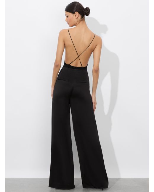 Alice + Olivia Black Callie Tank Bodysuit