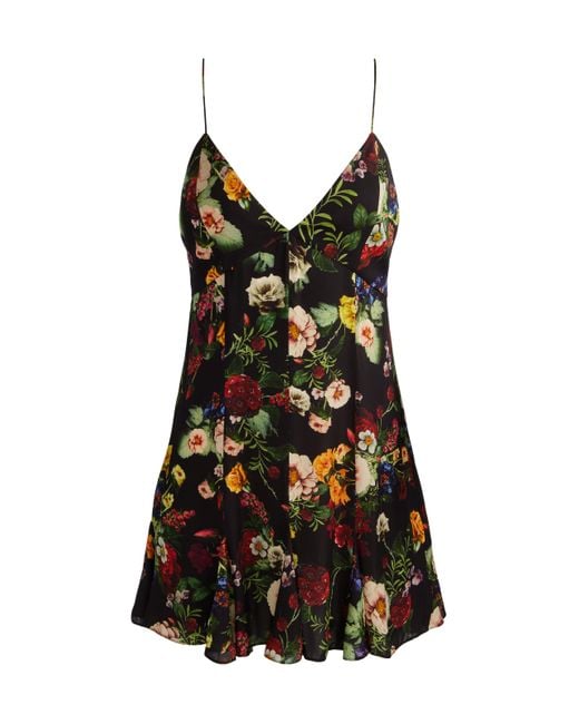 Alice + Olivia White Julietta Mini Slip Dress