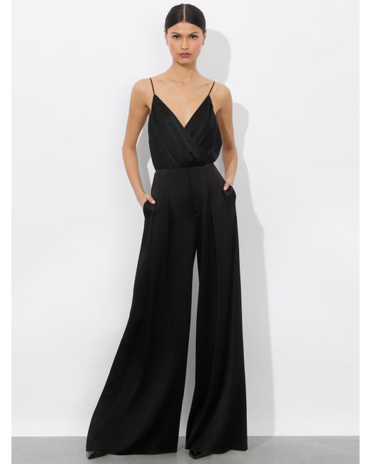 Alice + Olivia Black Callie Tank Bodysuit